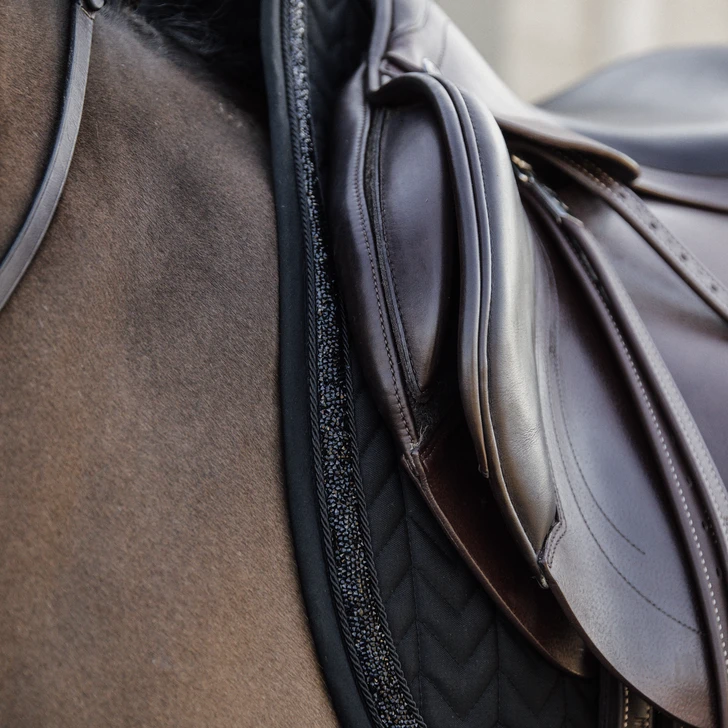 Kentucky Glitter Stone Jump Saddle Pad Black - Image 3
