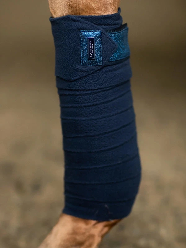 Equestrian Stockholm Bandages Blue Meadow Glimmer - Image 3