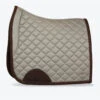 PS Of Sweden Brown Suede Dressage Saddle Pad Latte