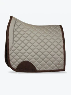 PS Of Sweden Brown Suede Dressage Saddle Pad Latte