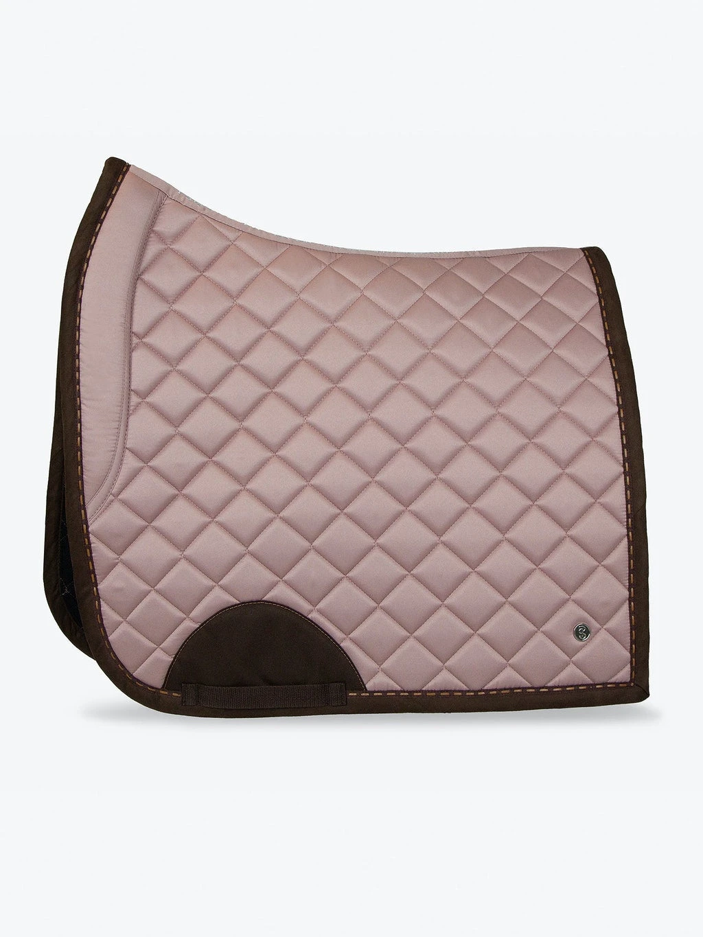 PS Of Sweden Brown Suede Dressage Saddle Pad Blush