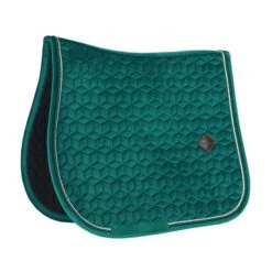 Kentucky Velvet Jump Saddle Pad Dark Green