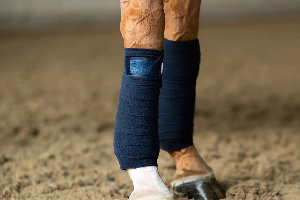 Equestrian Stockholm Bandages Blue Meadow Glimmer