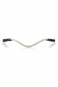 Utzon Equestrian Elegant Browband Clear