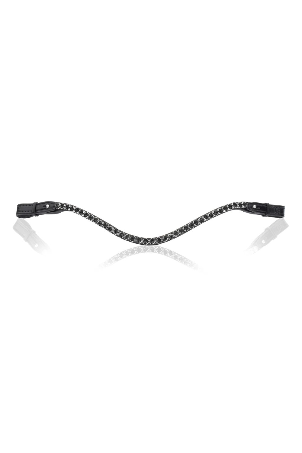 Utzon Equestrian Elegant Browband Ebony