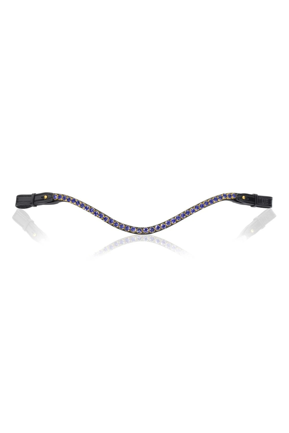 Utzon Equestrian Elegant Browband Sapphire