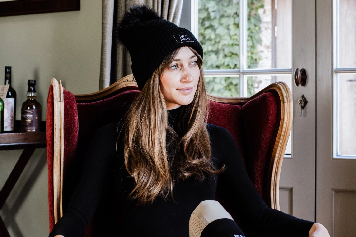 Kentucky Beanie Pompom Black - Image 3