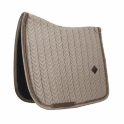 Kentucky Velvet Pearls Dressage Saddle Pad Beige