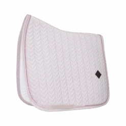 Kentucky Velvet Pearls Dressage Saddle Pad Soft Rose