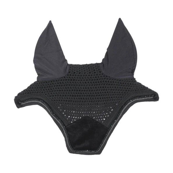 Kentucky Velvet Pearls Wellington Ear Bonnet Black