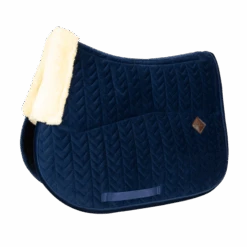 Kentucky Velvet Skin Friendly Jump Saddle Pad Navy