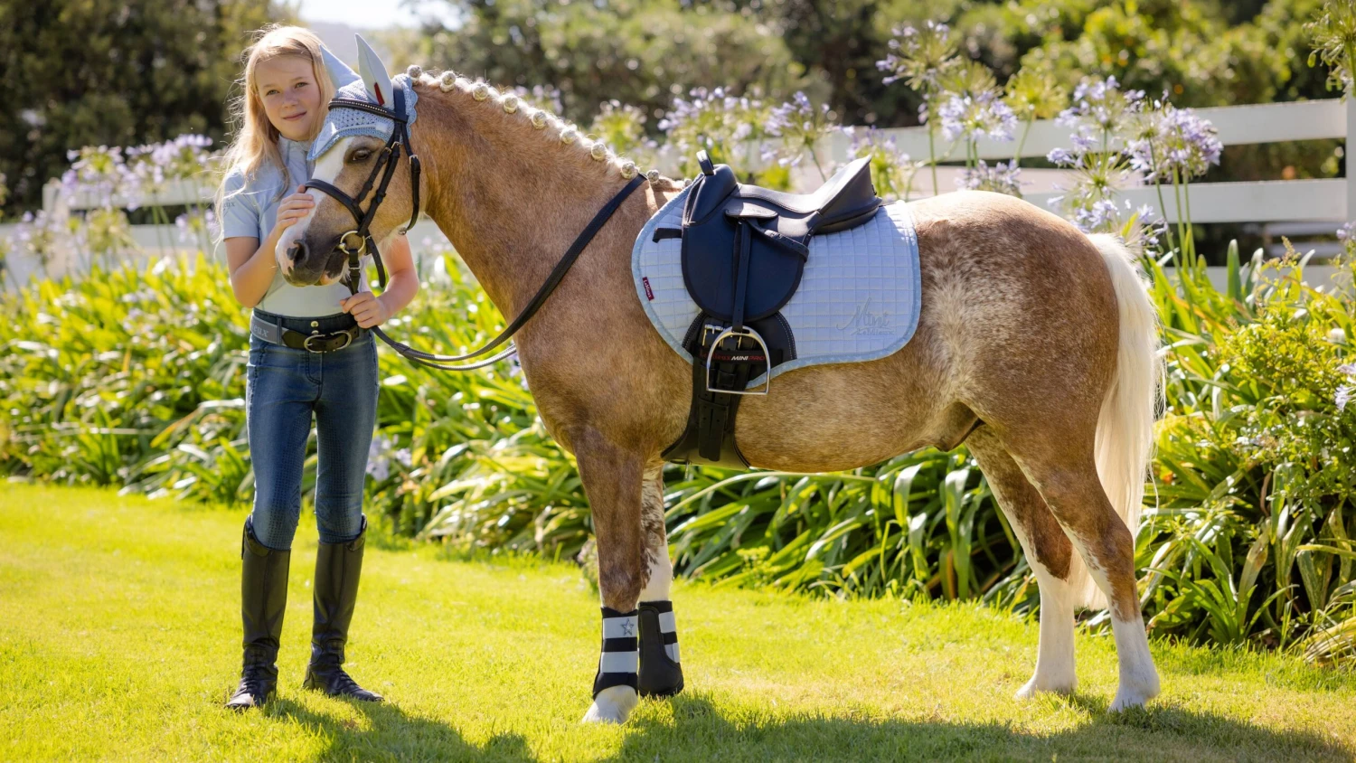 LeMieux Mini Jump Saddle Pad Mist - Image 3