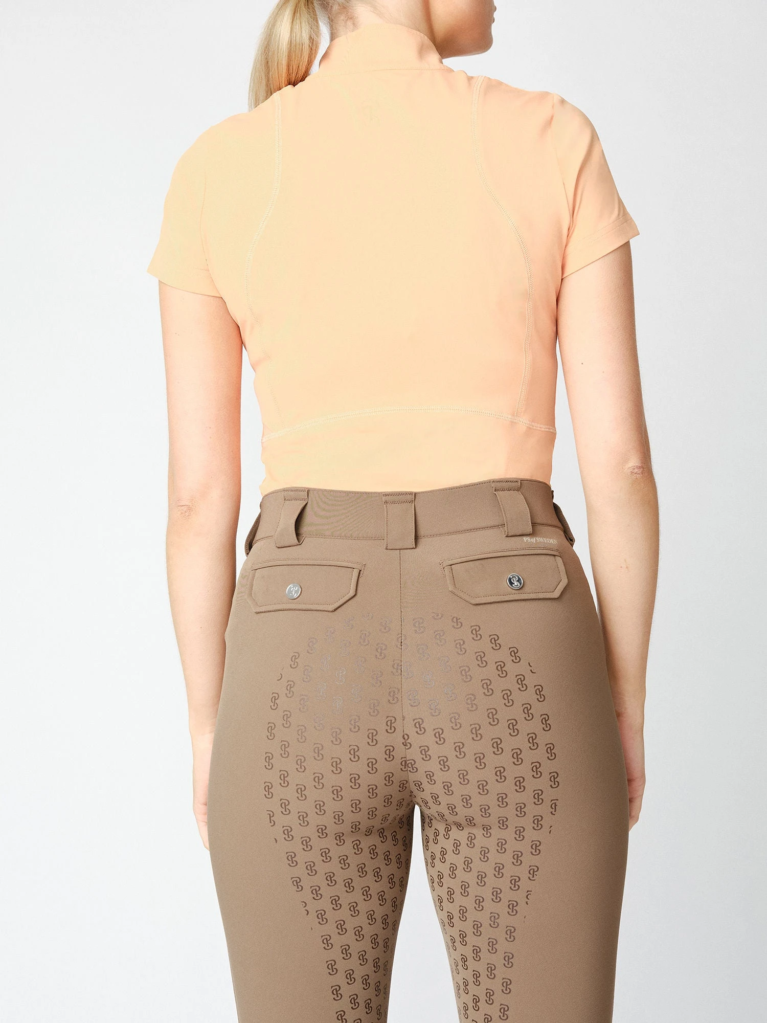 PS Of Sweden Adele Short Sleeve Base Layer Coral - Image 3