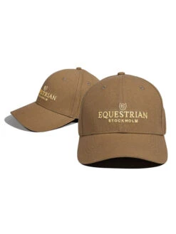 Equestrian Stockholm Cotton Cap Champagne
