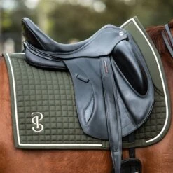 PS Of Sweden Elite Dressage Saddle Pad Dark Green