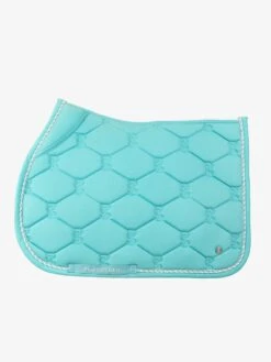 PS Of Sweden Cotton Signature Jump Saddle Pad Turquoise