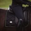 Equestrian Stockholm Dressage Saddle Pad Black Gold
