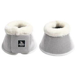 SD Design Hollywood Glamorous Fleece Bell Boots Silver