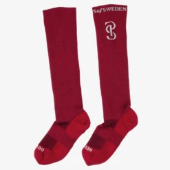 PS Of Sweden Natasha Socks Chilli Red - 2 Pack