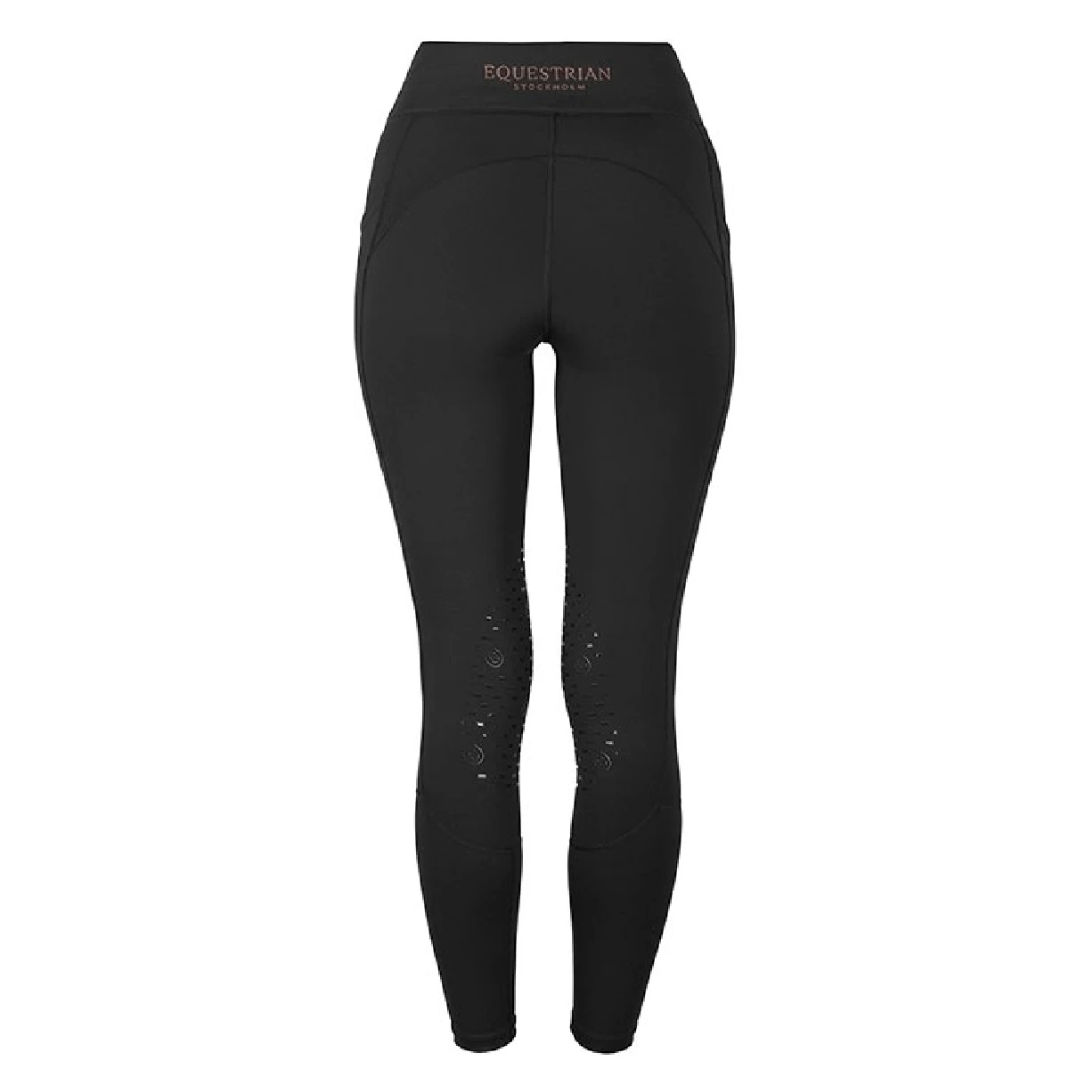Equestrian Stockholm Movement Jump Riding Tights Black Blush