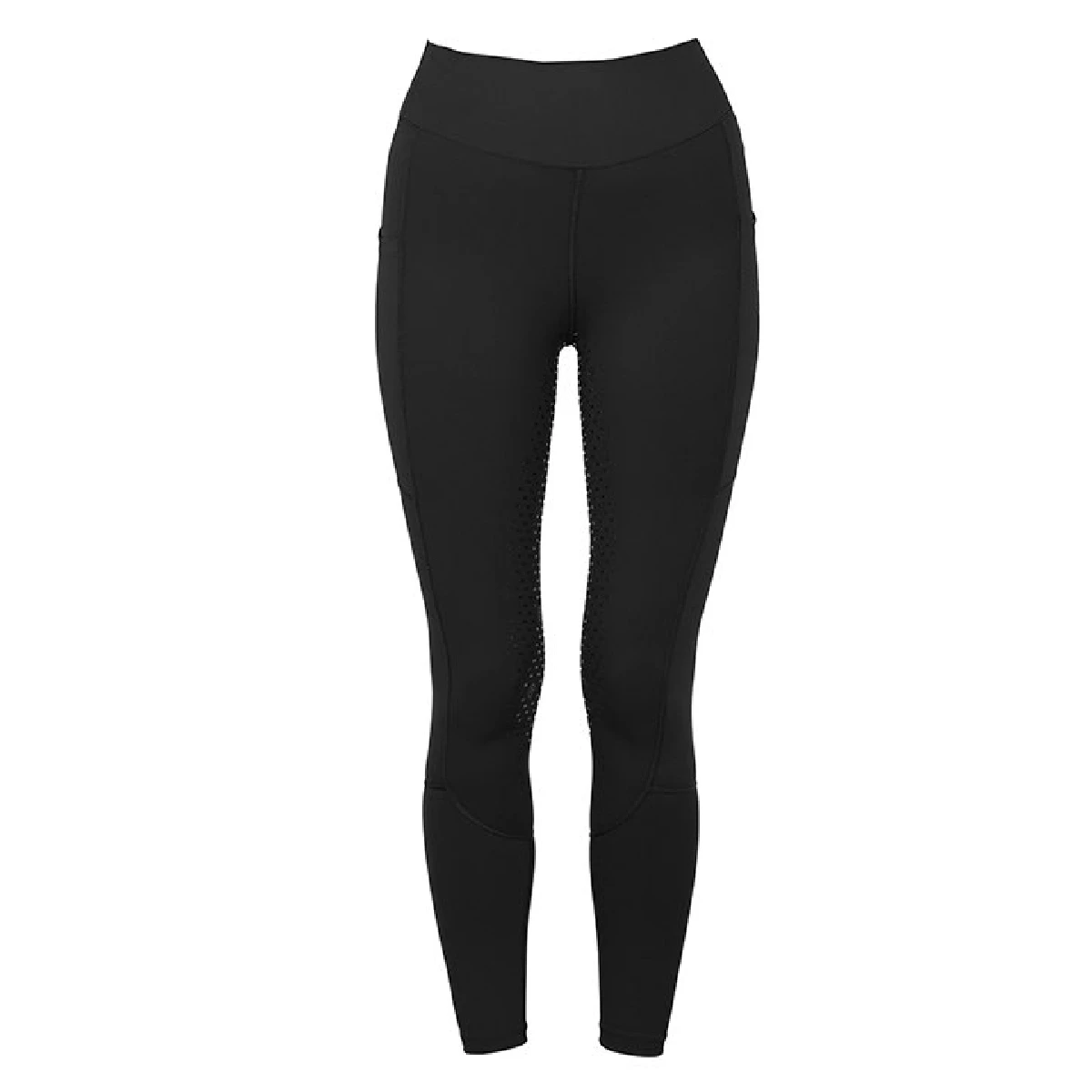 Equestrian Stockholm Movement Dressage Riding Tights Black Blush - Image 2