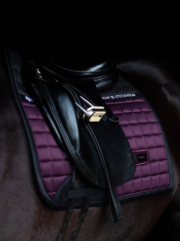 Equestrian Stockholm Dressage Saddle Pad Sportive Black Raven - Image 3