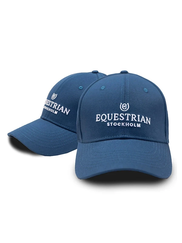 Equestrian Stockholm Cap Blue Meadow - Image 2