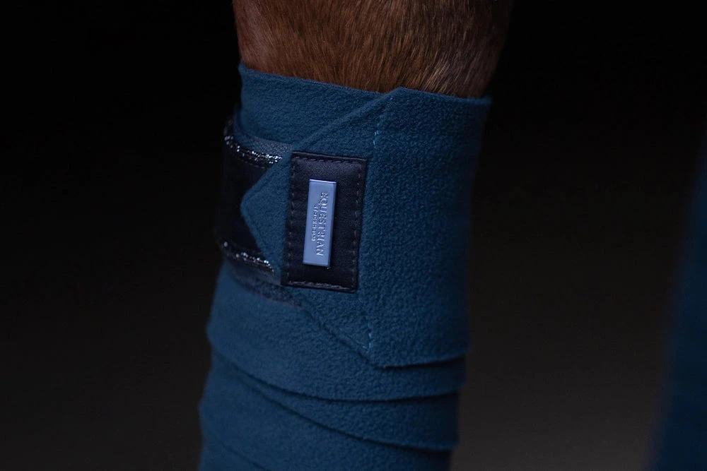 Equestrian Stockholm Bandages Blue Meadow - Image 4