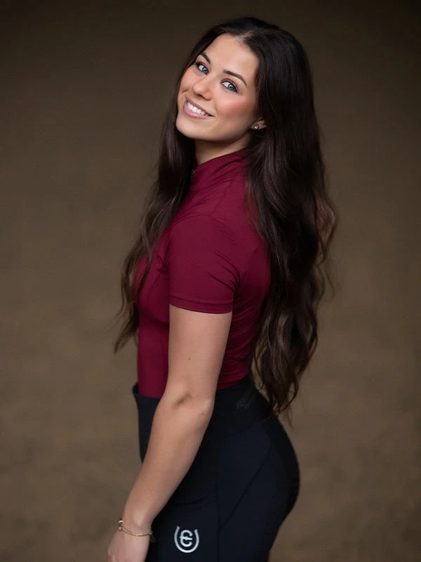 Equestrian Stockholm Ultra Thin Lightness Base Layer Bordeaux - Image 4