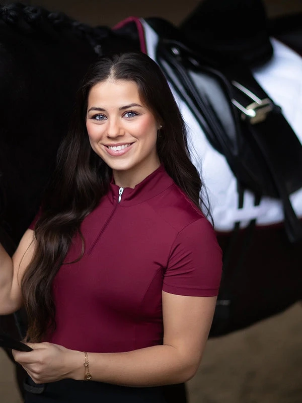 Equestrian Stockholm Ultra Thin Lightness Base Layer Bordeaux - Image 5