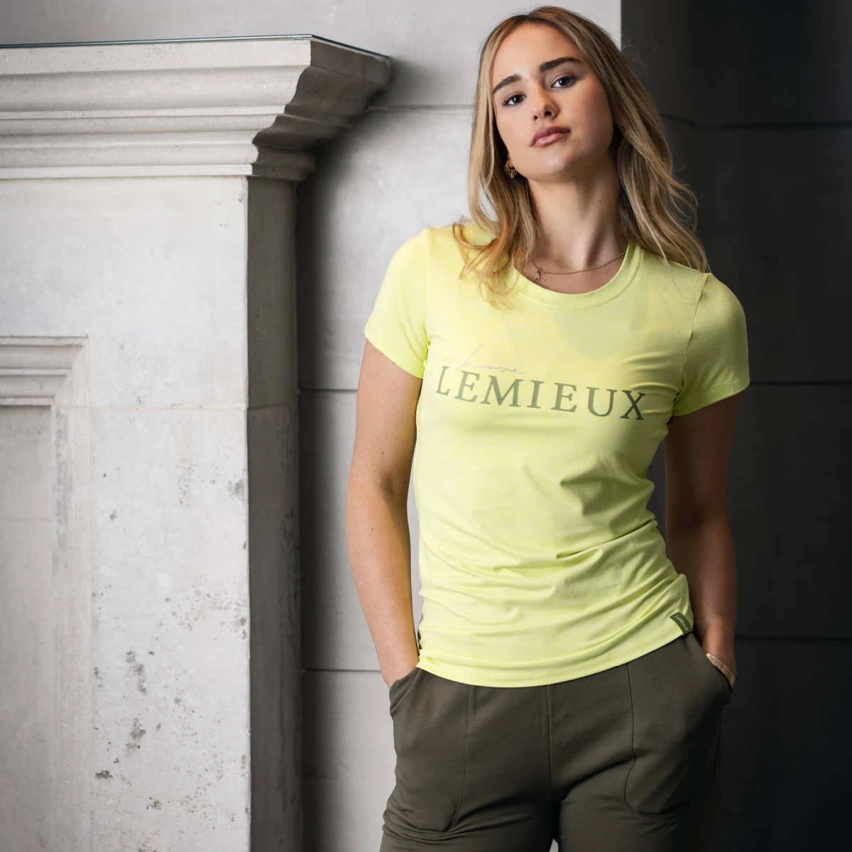 LeMieux Classic Love LeMieux T-Shirt Kiwi - Image 3