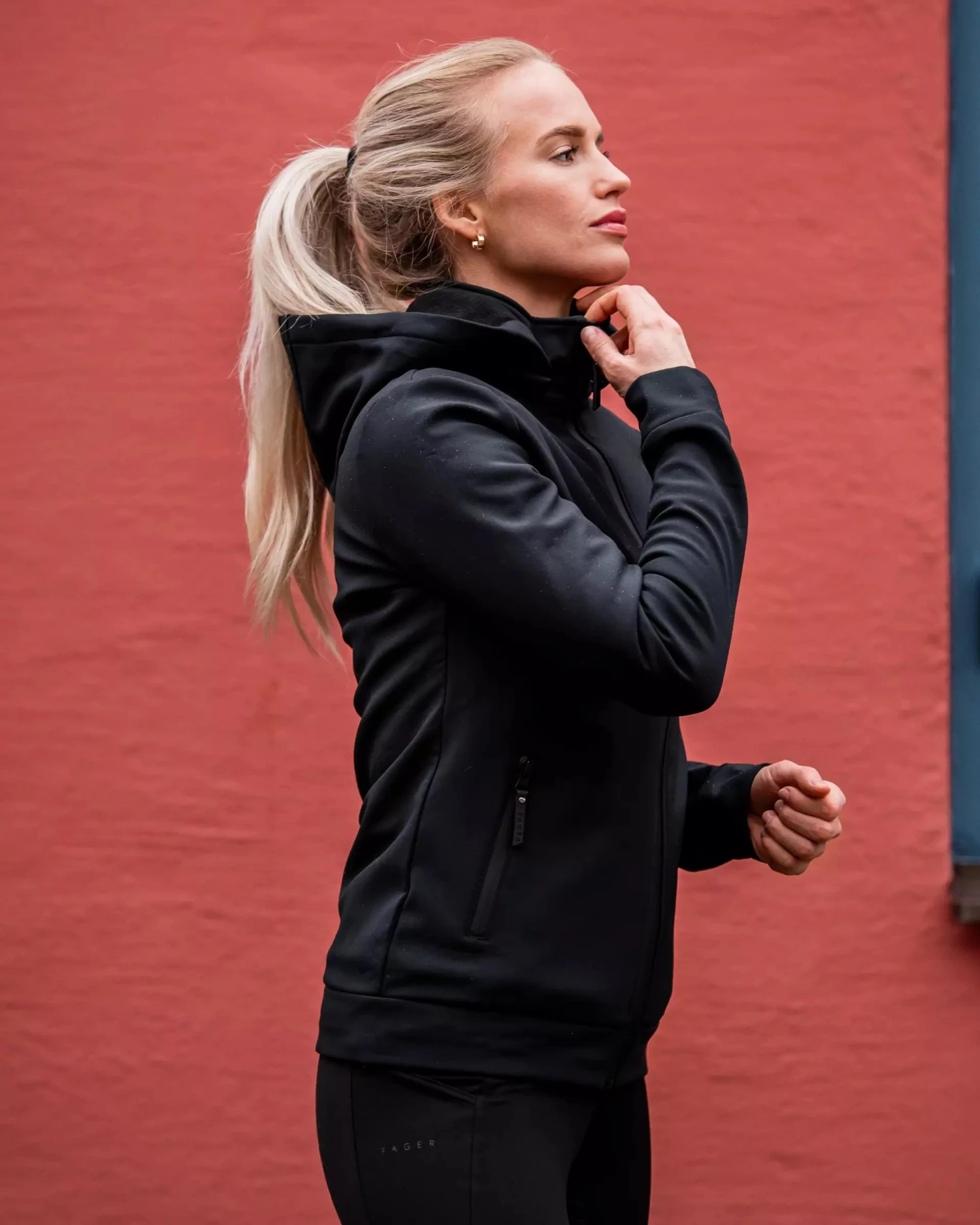 Fager Clara Softshell Jacket Navy - Image 2