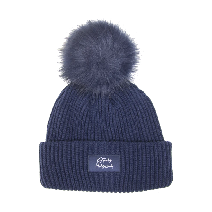 Kentucky Beanie Pompom Navy