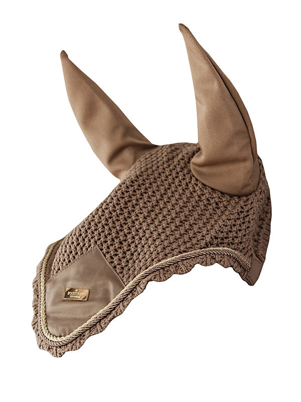 Equestrian Stockholm Ear Bonnet Champagne