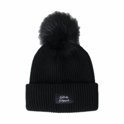 Kentucky Beanie Pompom Black