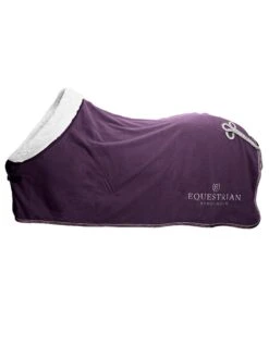 Equestrian Stockholm Fleece Rug Fur Orchid Bloom