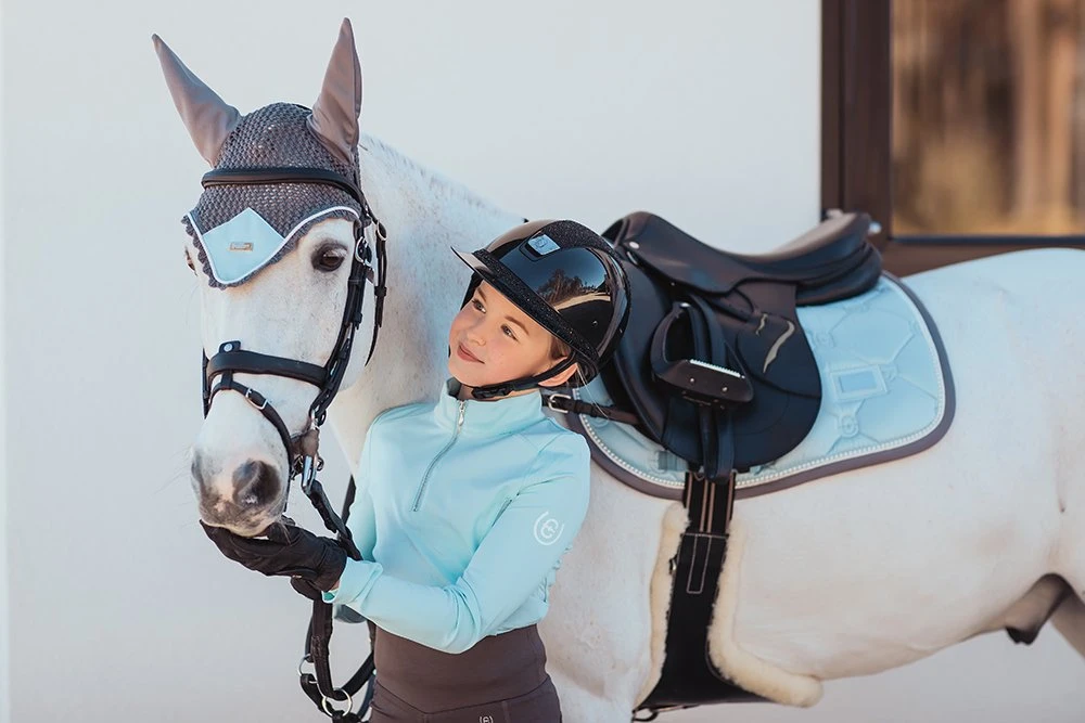 Equestrian Stockholm Vision Base Layer Ice Blue - Image 4