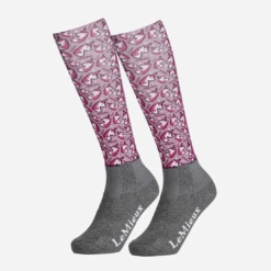 LeMieux Footsie Socks Unicorn Fig