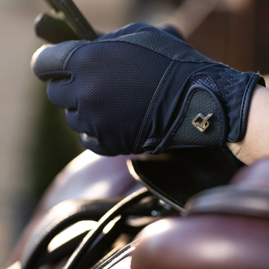 LeMieux Pro Mesh Gloves Navy - Image 2