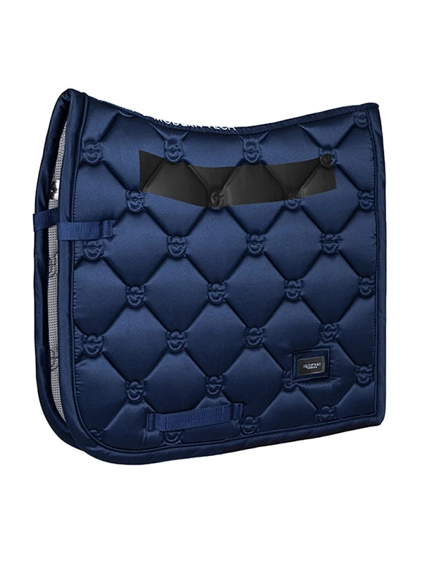 Equestrian Stockholm Dressage Saddle Pad Modern Tech Navy
