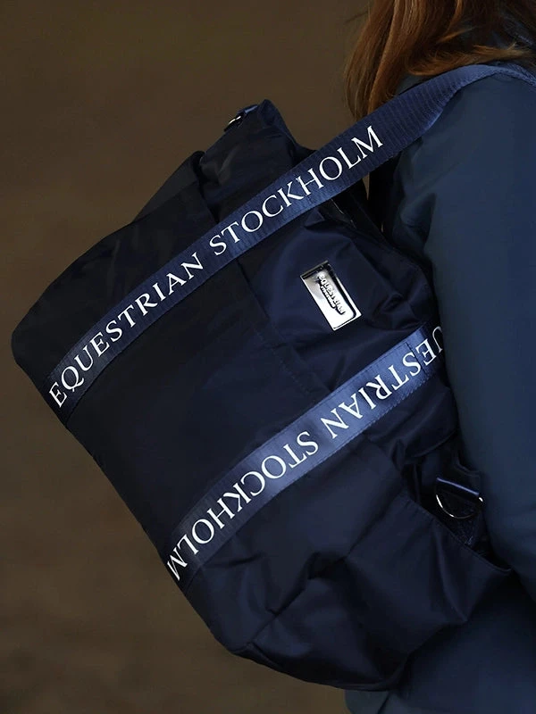 Equestrian Stockholm Performance Grooming Bag Navy - Image 3