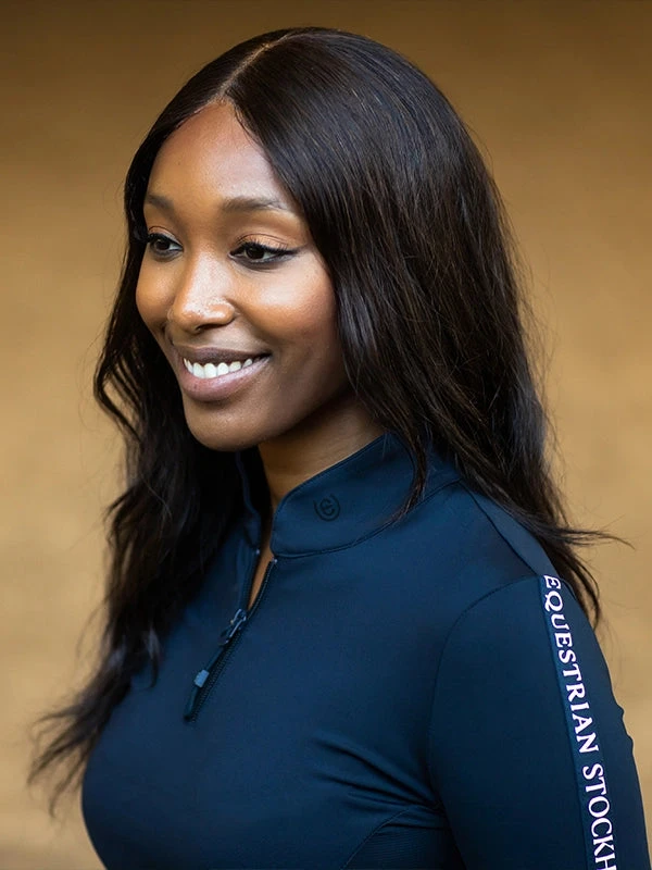 Equestrian Stockholm Power Base Layer Modern Tech Navy - Image 4