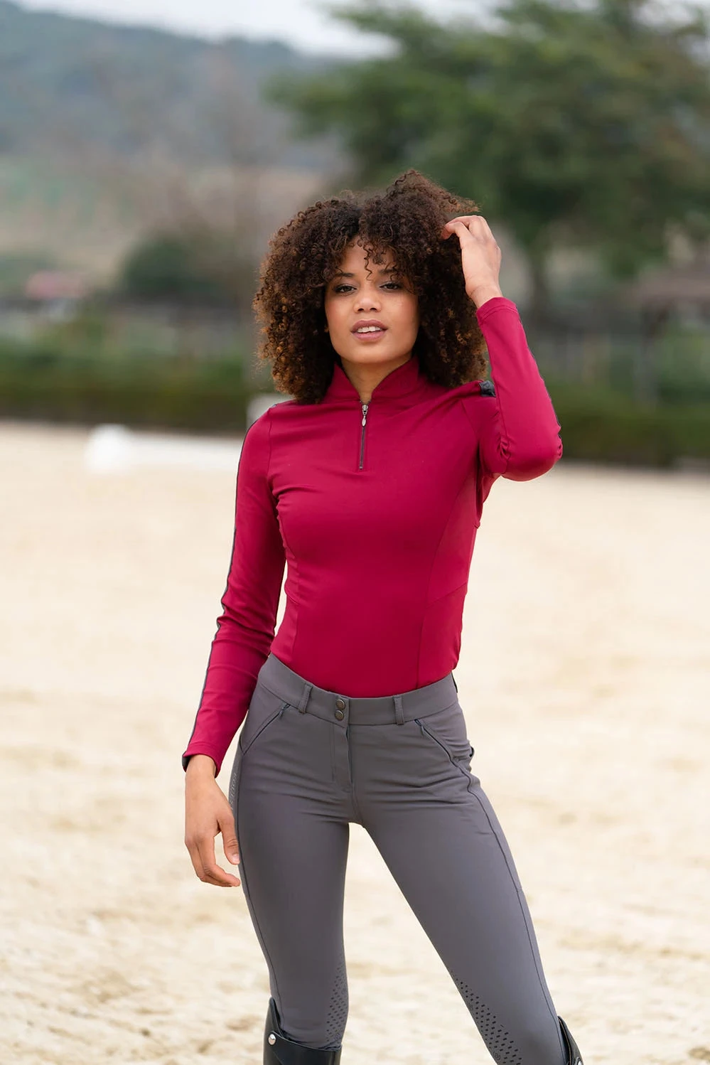Equestrian Stockholm Power Base Layer Wild Rose
