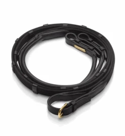 Utzon Equestrian Rolled Leather Reins - Web