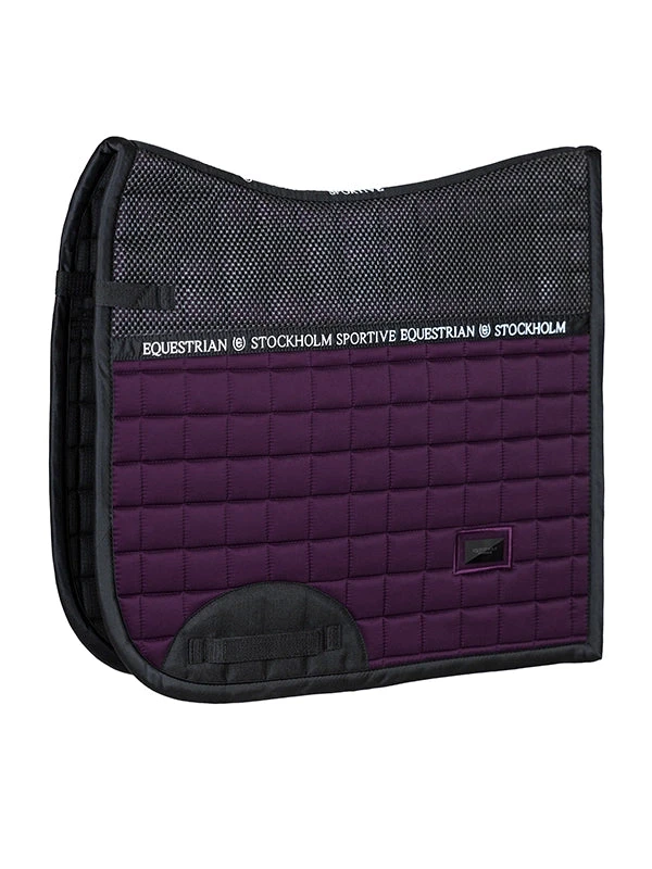 Equestrian Stockholm Dressage Saddle Pad Sportive Black Raven - Image 2