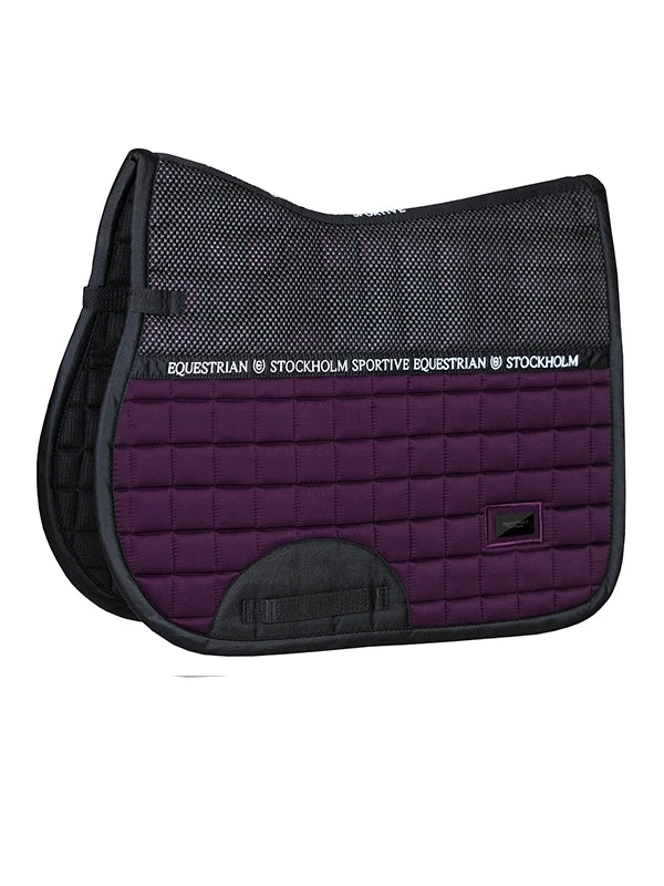 Equestrian Stockholm Jump Saddle Pad Sportive Black Raven